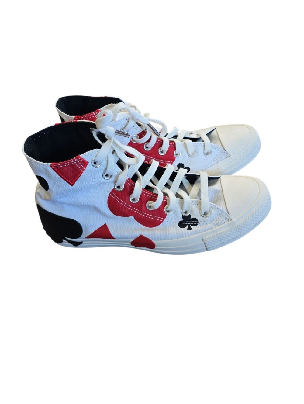 Converse Chuck Taylor All Star Deck of Cards High Top Sneakers M 8.5 W 10.5